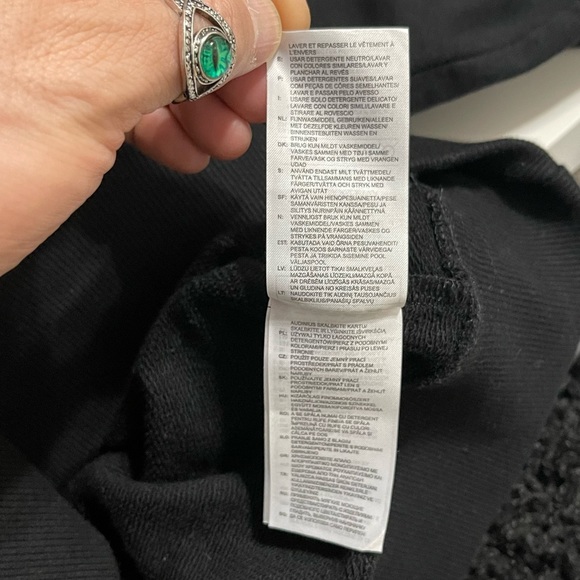 Like New Men’s Small/Women’s Medium Adidas X Alexander Wang Bodysweater In Black - Picture 13 of 15